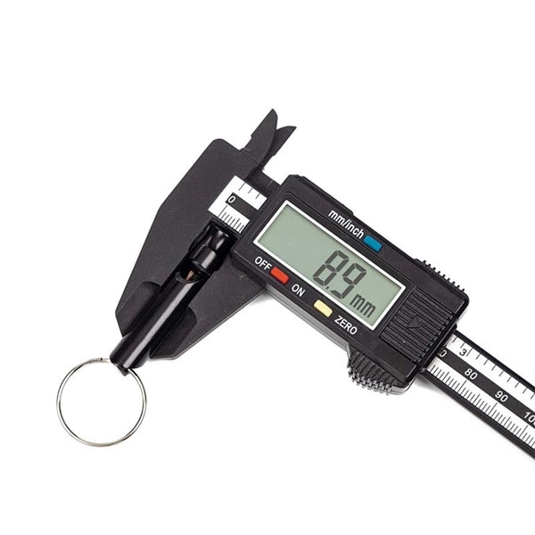 Aluminum Alloy Whistle With Key Ring