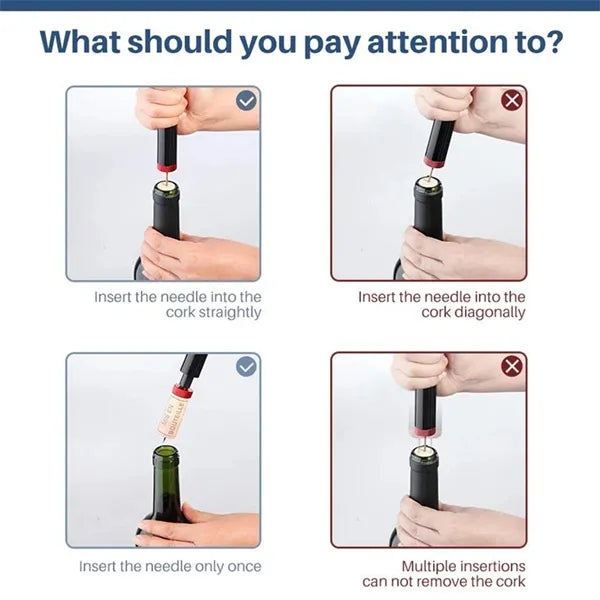 Air Pump Wine Bottle Opener