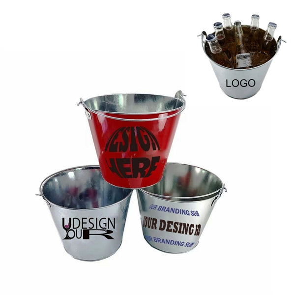 5-Quart Galvanized Pail Beer Bucket