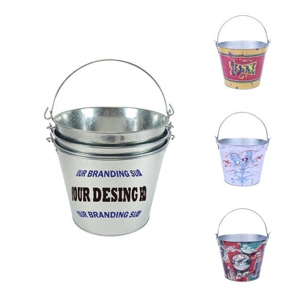 Galvanized Ice Bucket
