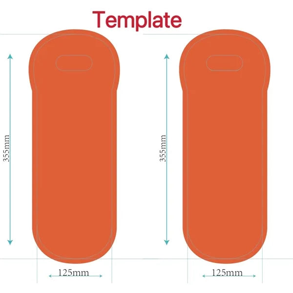 Neoprene Single Wine Tote (4 3/4" W x 14" H)