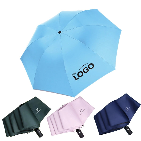 38" Arc Portable Telescopic-Folding Manual Folding Umbrella
