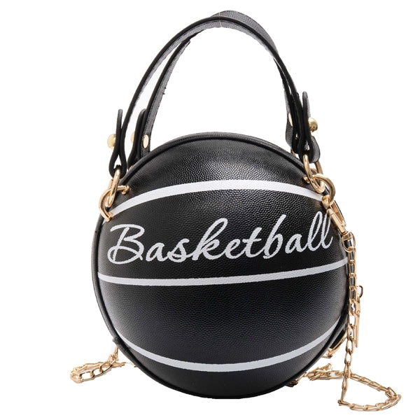 Basketball Shaped Cross Body Messenger Bag