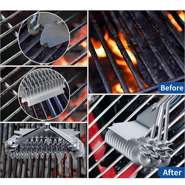 Bristle Free Grill Brush and Scraper