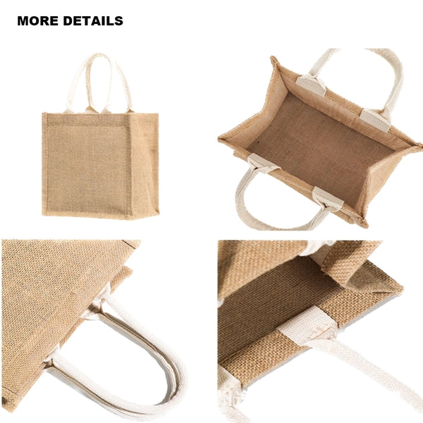 Nature Jute Burlap Tote Bags