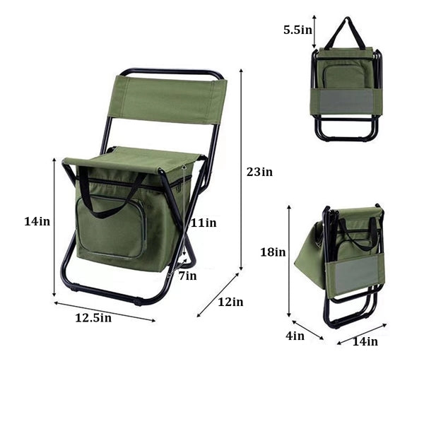 Folding Camping Chair With Cooler