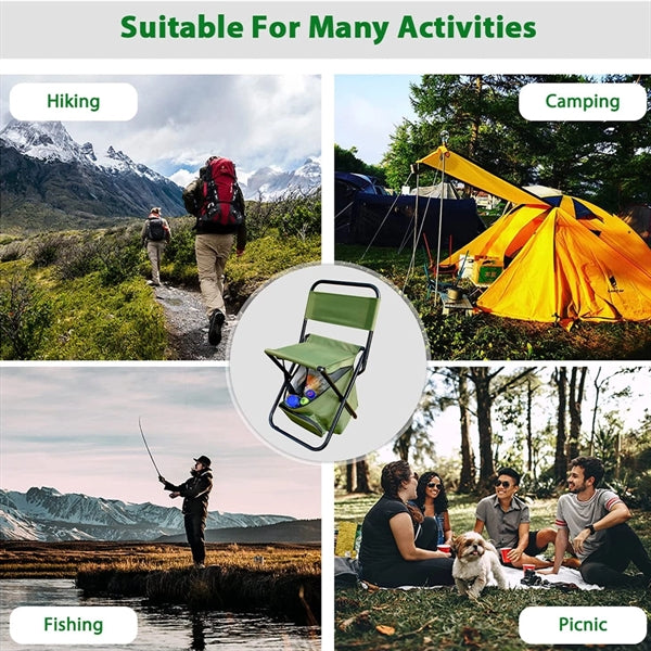 Folding Camping Chair With Cooler