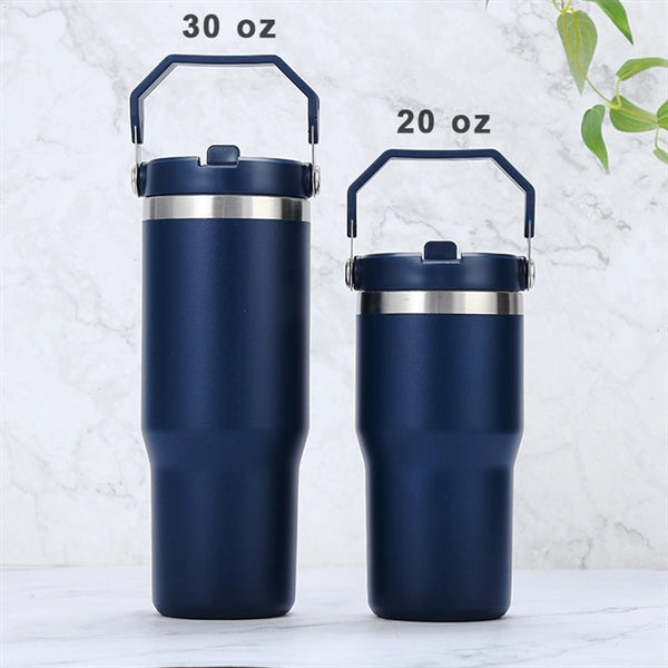 20oz Insulated Tumbler w/ Flip-up Straw