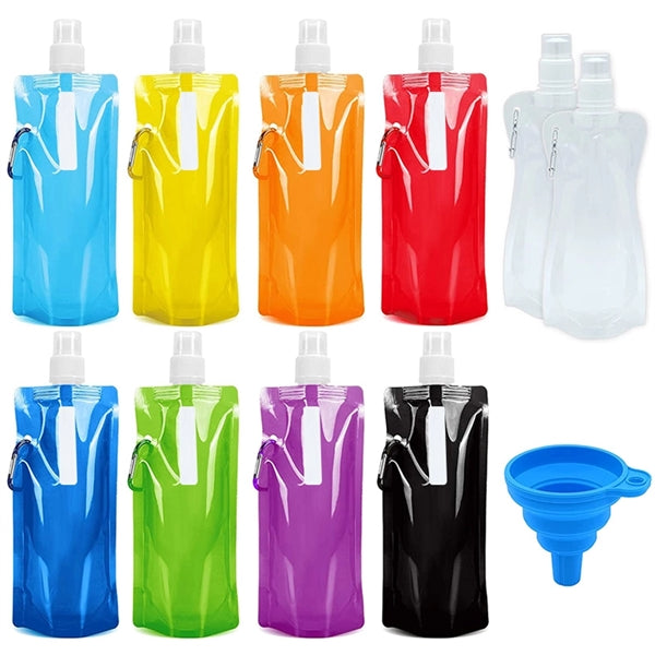 Collapsible Water Bottle with Carabiner