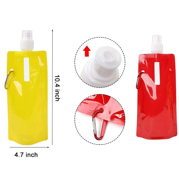 Collapsible Water Bottle with Carabiner