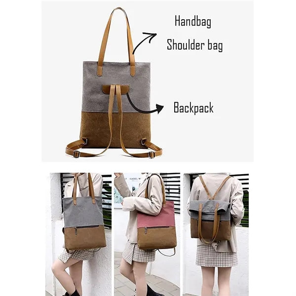 Canvas Shoulder Backpack