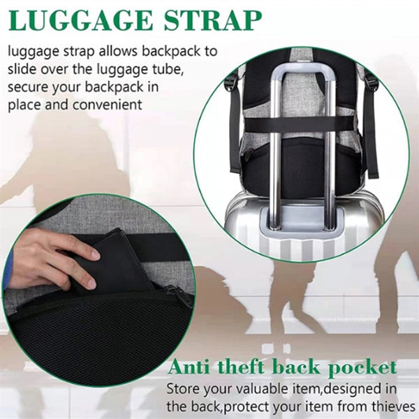 Usb Charging Port Heavy Duty Travel Laptop Backpack