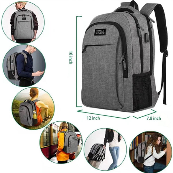 Usb Charging Port Heavy Duty Travel Laptop Backpack