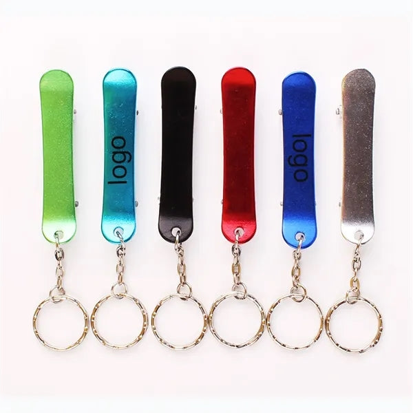 Skateboard Shape Keychain Bottle Opener
