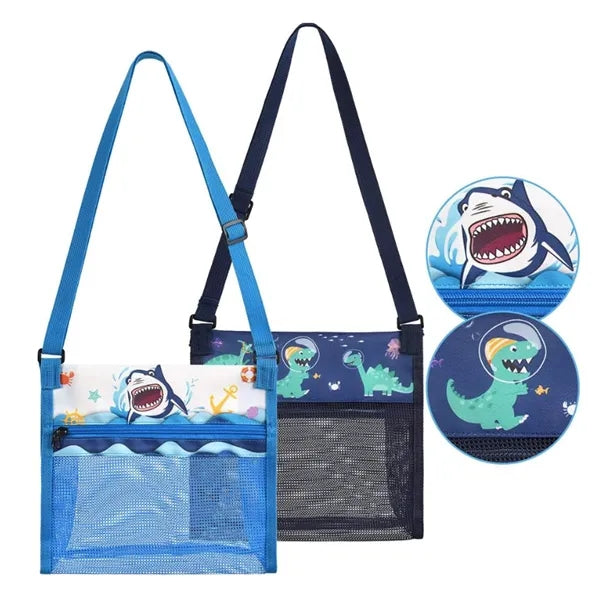 Shell Collecting Mesh Beach Toy Bag