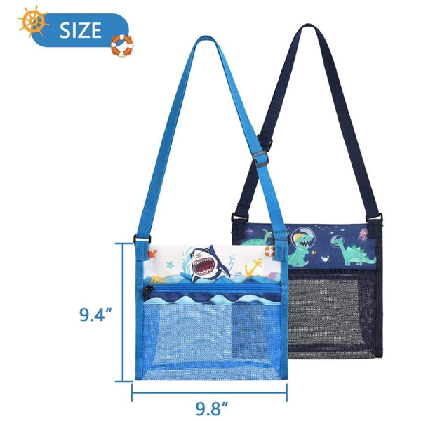 Shell Collecting Mesh Beach Toy Bag