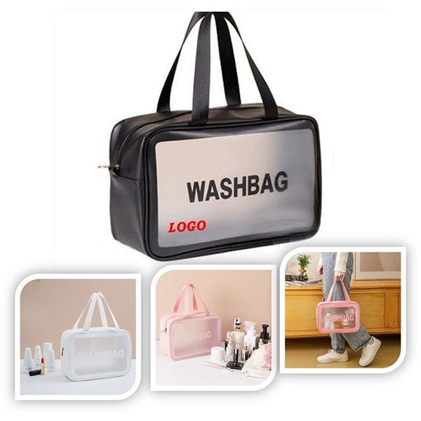 PVC Waterproof Cosmetic Bags Large Size