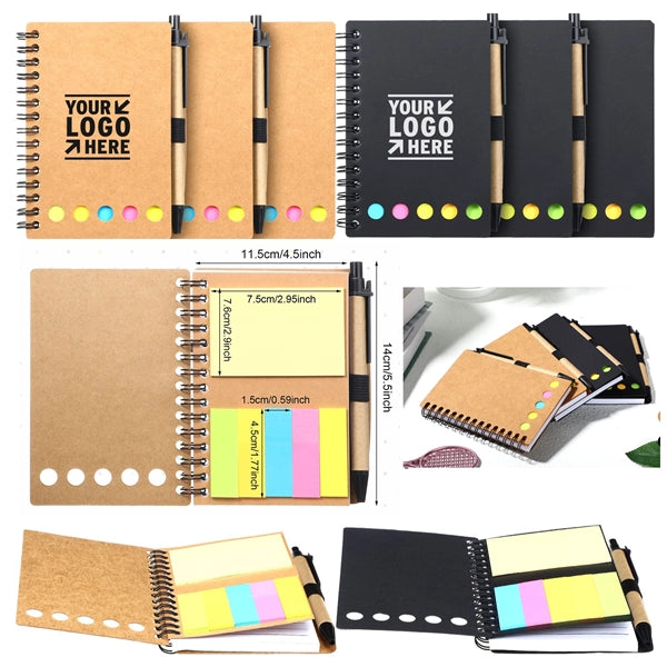 A6 Lined Notepad Spiral Notebook