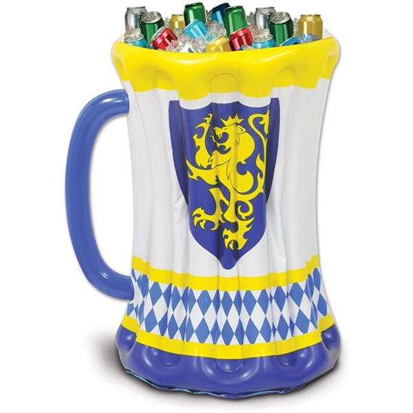Pool Inflatable Beer Cup Shaped Drink Cooler Ice Bucket