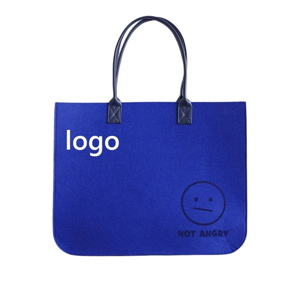 Klein Blue Felt Gift Bag