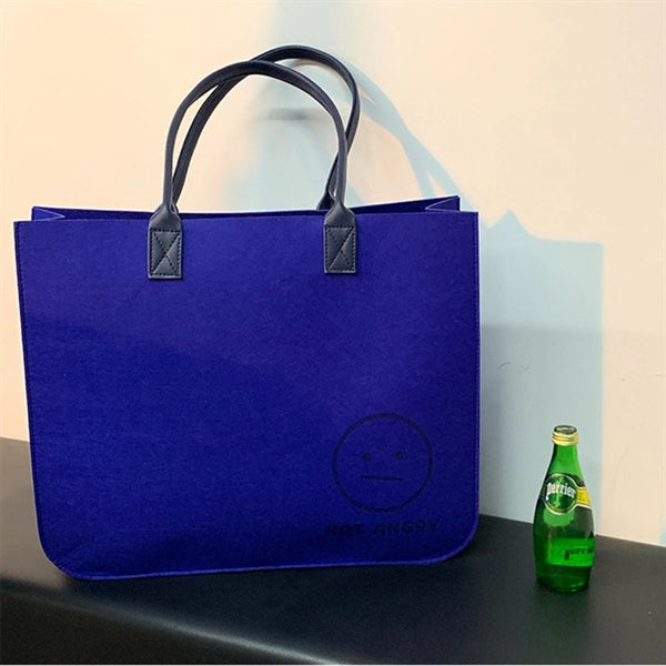 Klein Blue Felt Gift Bag