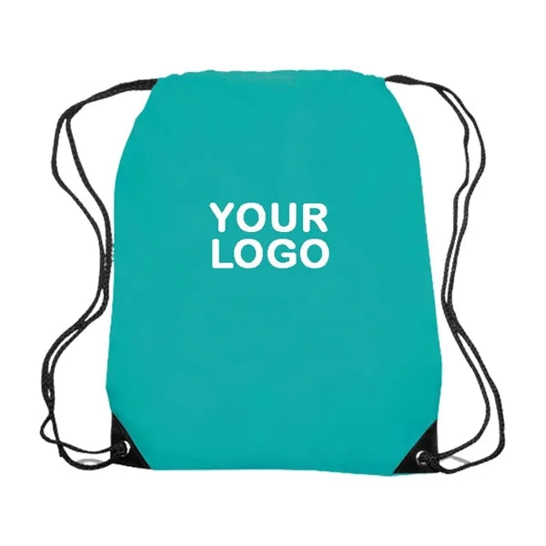18" x 14" Polyester Drawstring Backpack