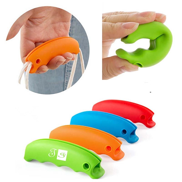 Silicone Plastic Bag Holder Handle Carrier with Keychain