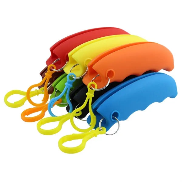 Silicone Plastic Bag Holder Handle Carrier with Keychain