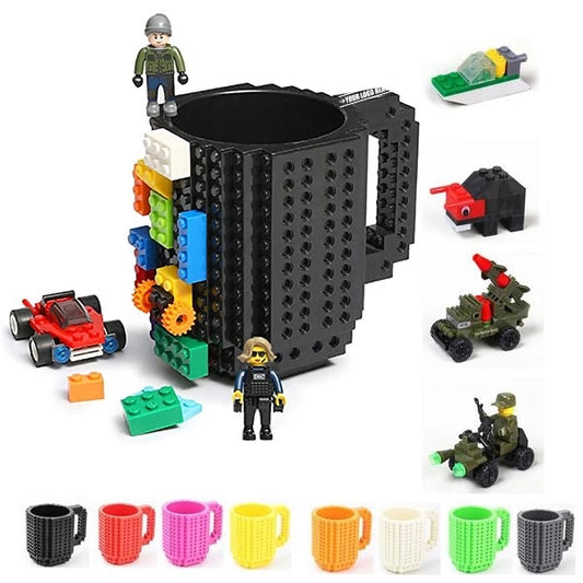 Funny DIY Build-on Brick Coffee Mug