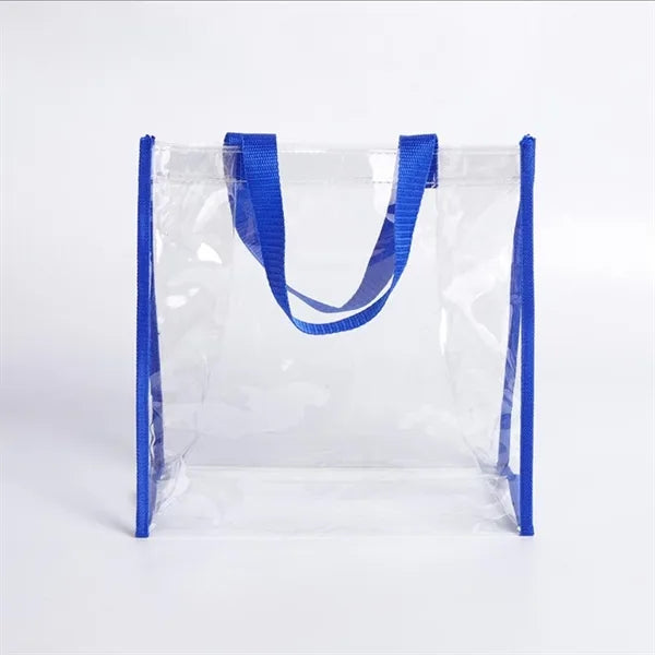 Clear Stadium Vinyl Tote Bag (12"H)