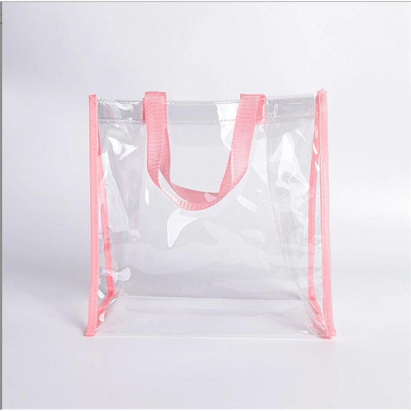 Clear Stadium Vinyl Tote Bag (12"H)