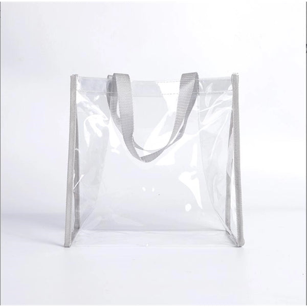 Clear Stadium Vinyl Tote Bag (12"H)