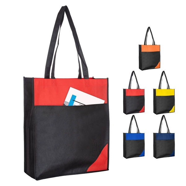 Color Matching Non-woven Handheld Document Gift Bag