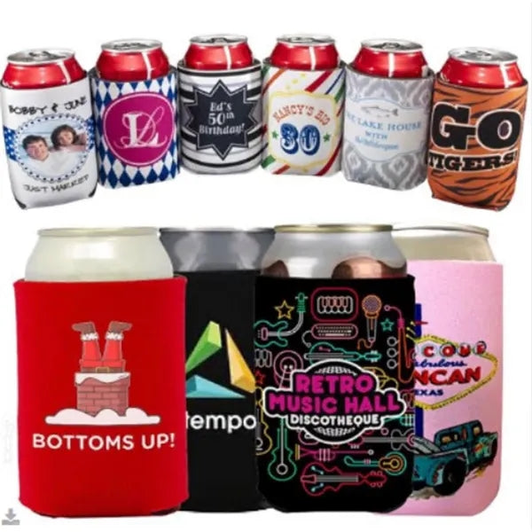 12 Oz. Can Coolers Collapsible With Imprint