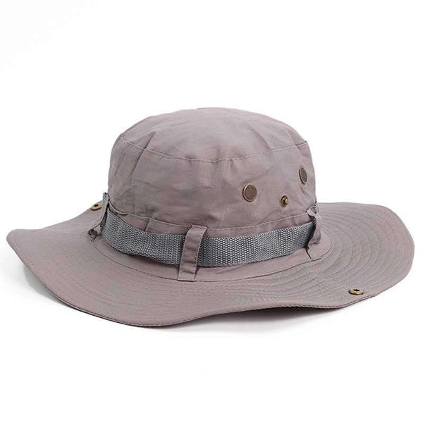 Logo Large Brim Sunshade Fisherman Hat