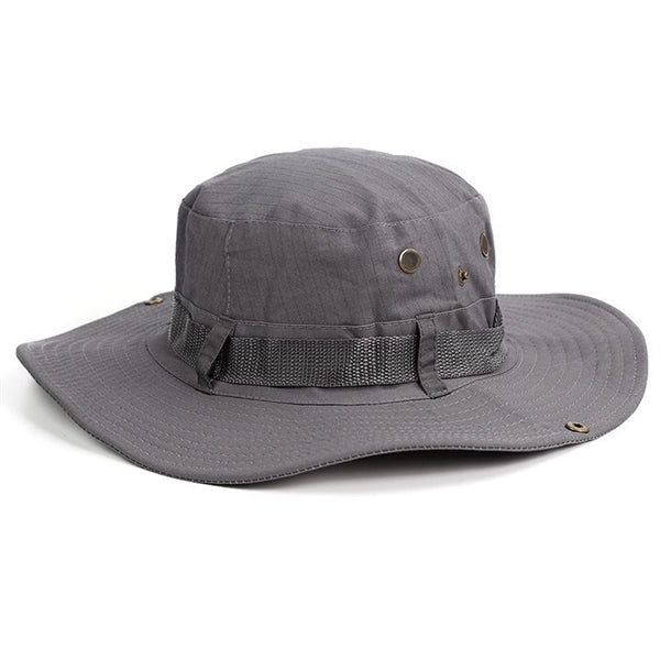 Logo Large Brim Sunshade Fisherman Hat