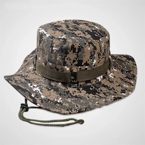 Logo Large Brim Sunshade Fisherman Hat