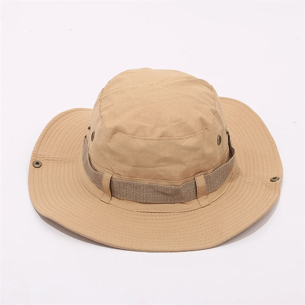 Logo Large Brim Sunshade Fisherman Hat
