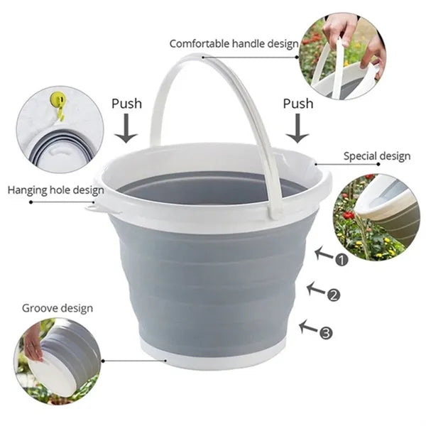 10L Premium Collapsible Bucket