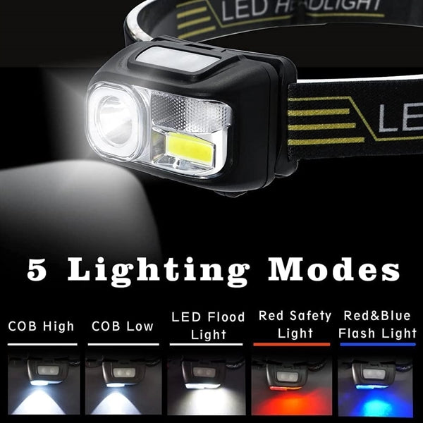 Outdoor Torch Headlights with Adjustable Headbands