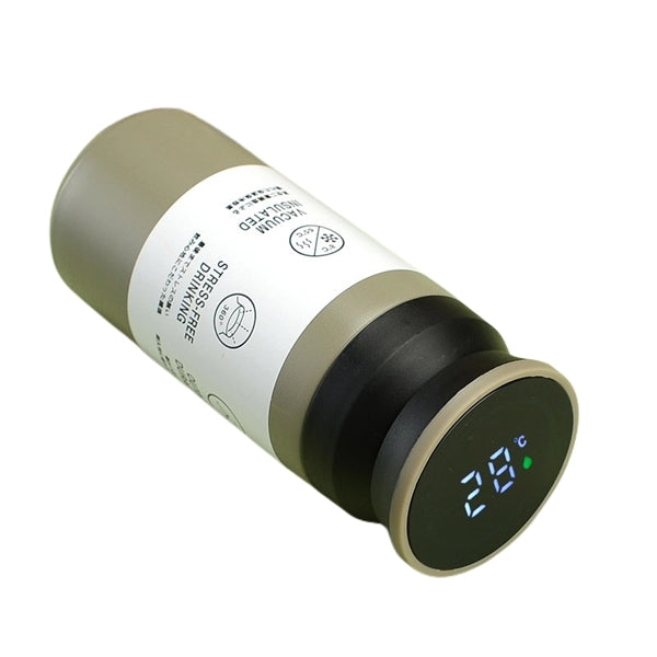 Wide Mouth Vacuum Travel Bottle LED Temperature Display Lid