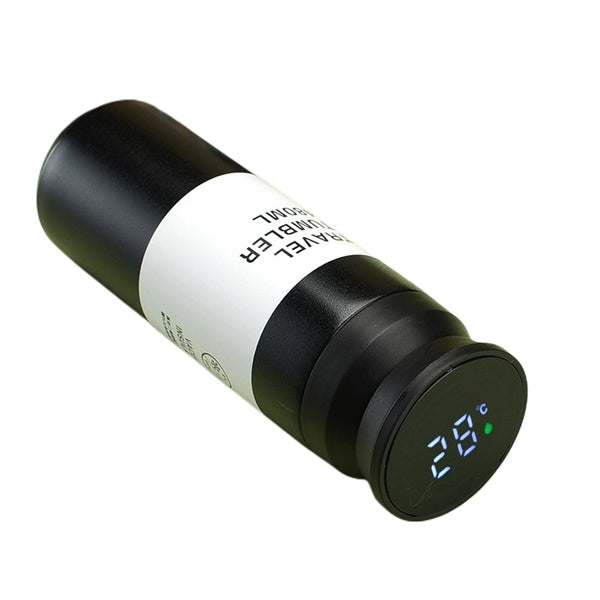 Wide Mouth Vacuum Travel Bottle LED Temperature Display Lid