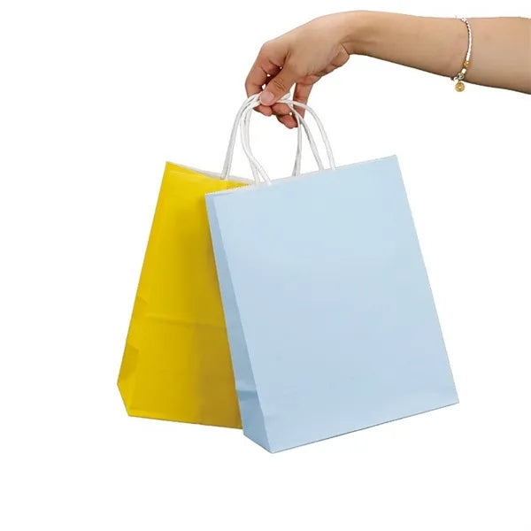 Full-bleed 4 C/P Kraft Paper Shopping Tote Bag