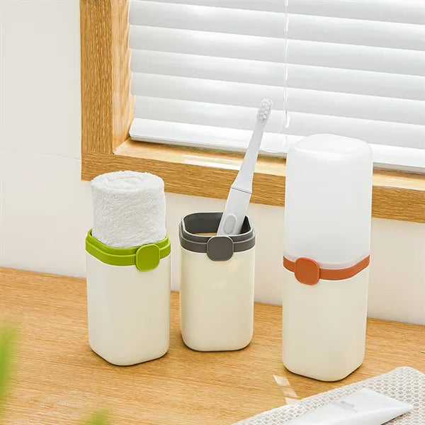 Travel Portable Toothbrush Case Wash Gargle Cup