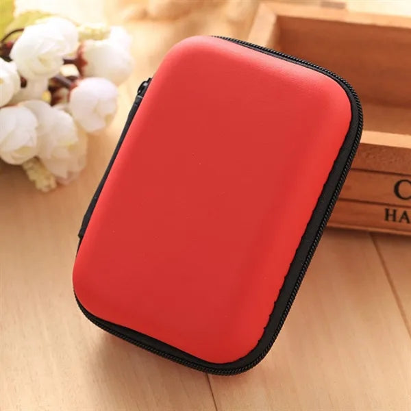 Portable Mini Earphone Carrying Case Storage Pouch