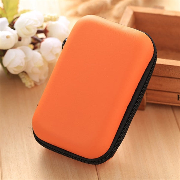 Portable Mini Earphone Carrying Case Storage Pouch