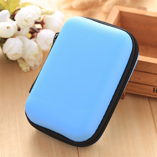 Portable Mini Earphone Carrying Case Storage Pouch