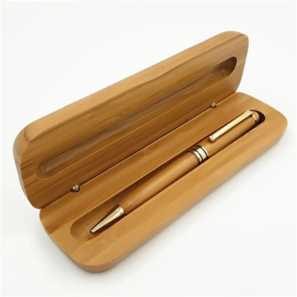 Bamboo Case & Pen Gift Sets