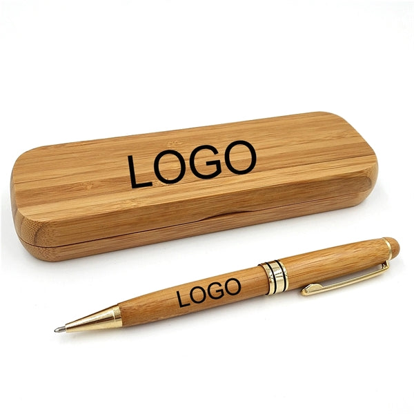Bamboo Case & Pen Gift Sets