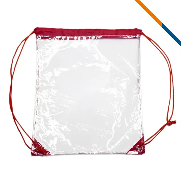 Claron Plastic Drawstring Backpacks